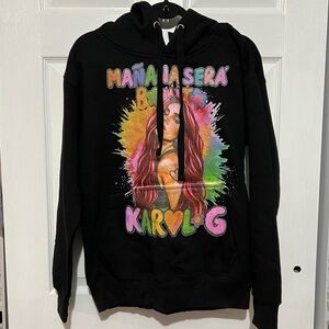 💗 Karol G‎ Womens Multi Color Hoodie